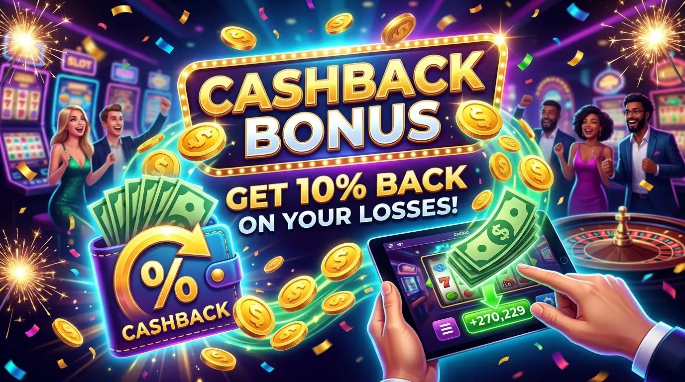Days casino キャッシュバックボーナス
